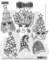 Dyan Reaveley's Dylusions Cling Stamp Collections 8.5"X7"-Dinky Christmas Heads